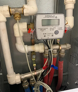 Установка нового прибора