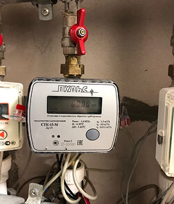 Подключение расходомера